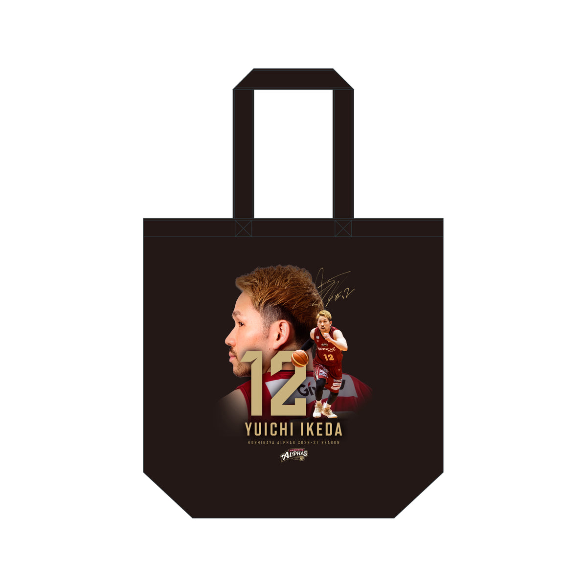【26プレーヤーズコレクション 受注販売】#12池田祐一 トートバッグ