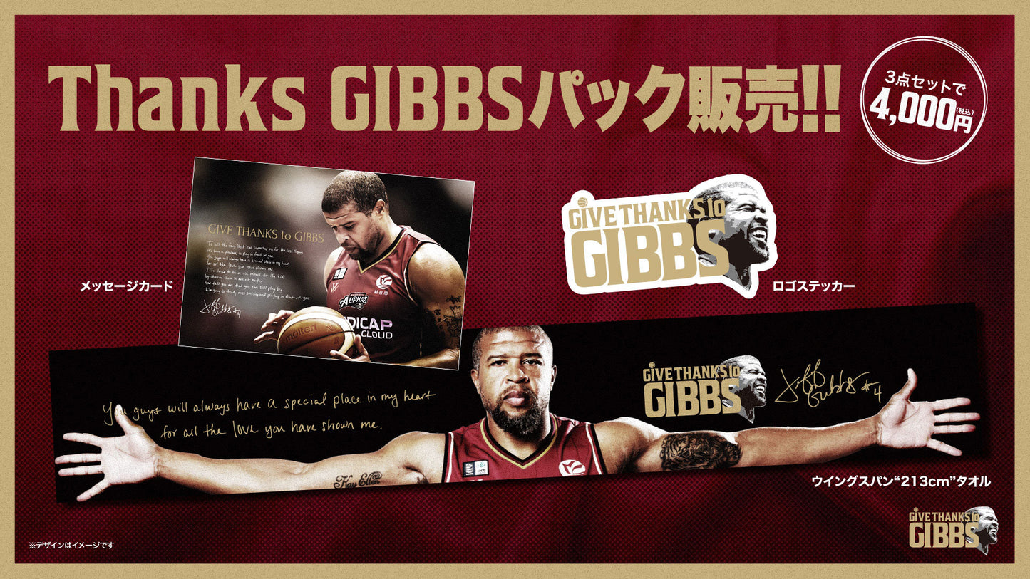 【数量限定】Thanks GIBBS パック