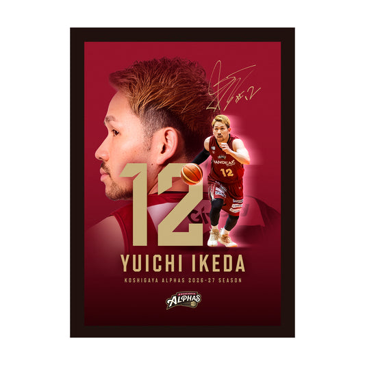 【26プレーヤーズコレクション 受注販売】#12池田祐一 メタルグラフィー