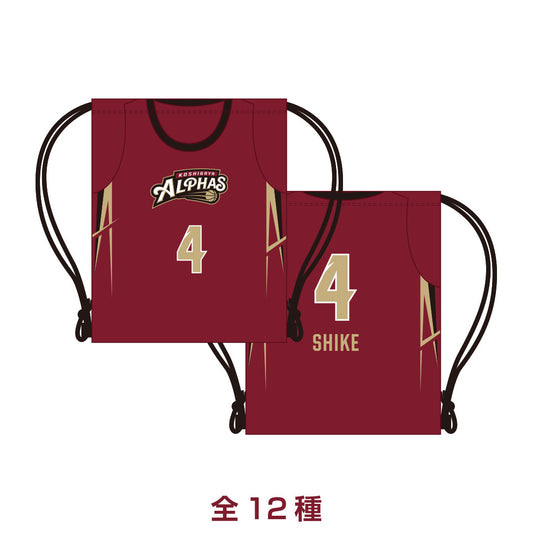 26-27ユニフォーム柄デザイン ナップサック