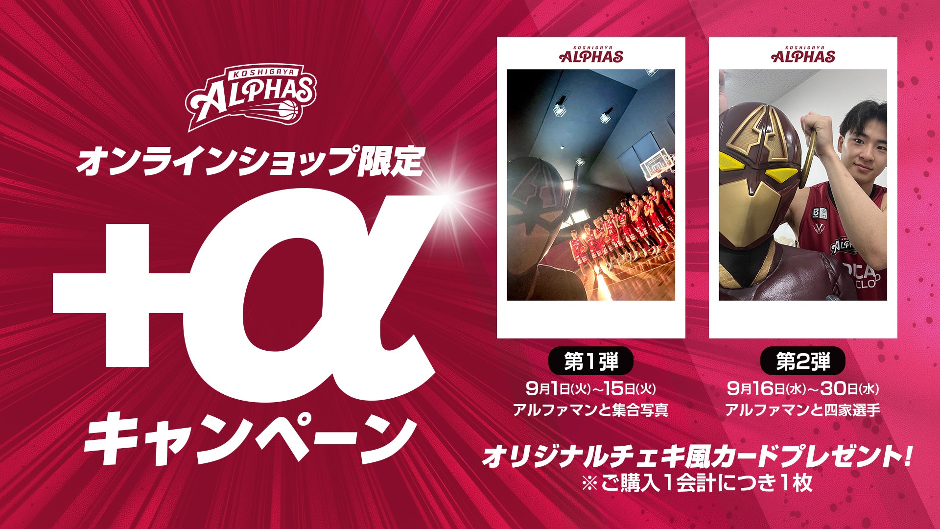 越谷アルファーズ オフィシャルグッズオンラインショップ