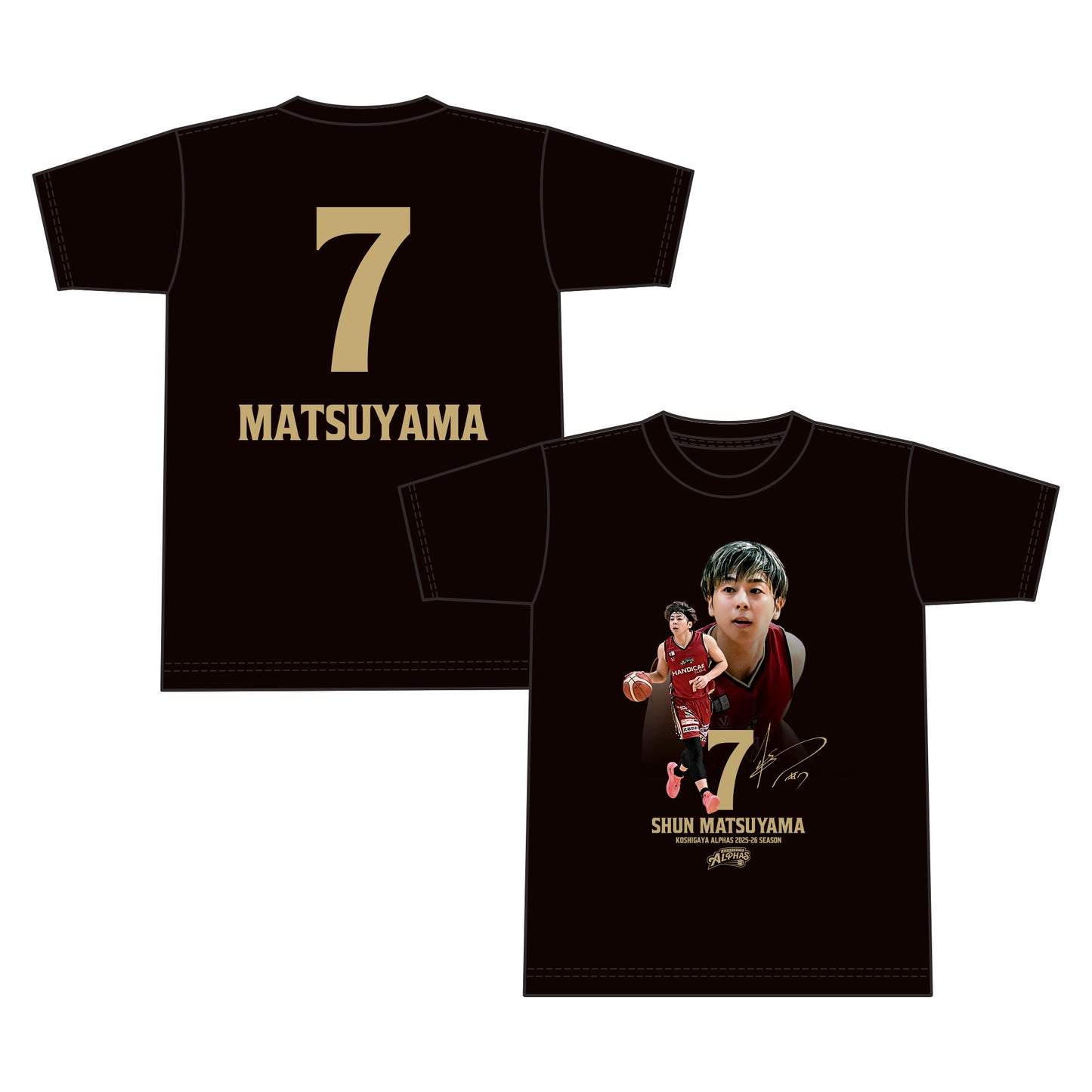 【プレーヤーズコレクション 受注販売】#7松山駿 フォトTシャツ