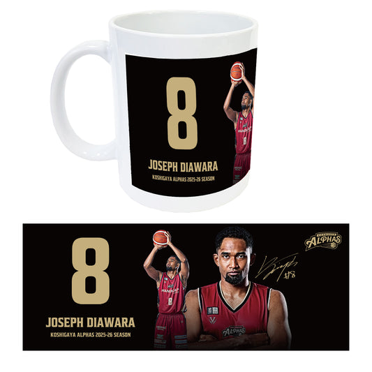 【プレーヤーズコレクション 受注販売】#8 ジャワラ ジョゼフ フォトマグカップ