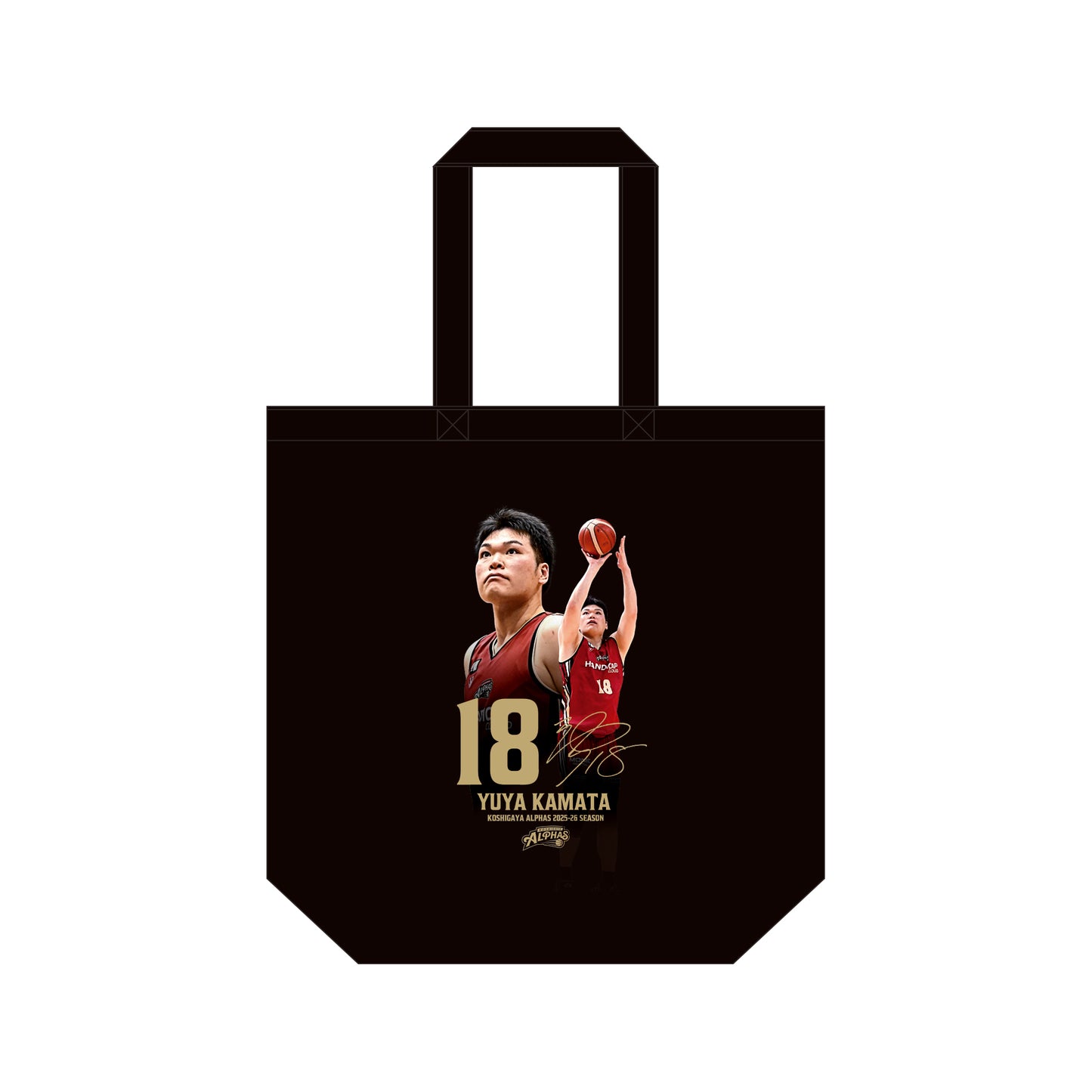 【プレーヤーズコレクション 受注販売】#18 鎌田裕也 トートバッグ