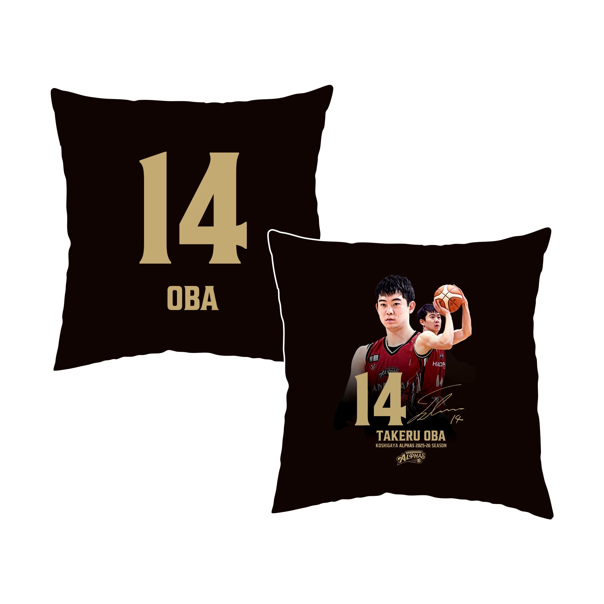 プレーヤーズコレクション 受注販売】#14 大庭岳輝 クッション – 越谷