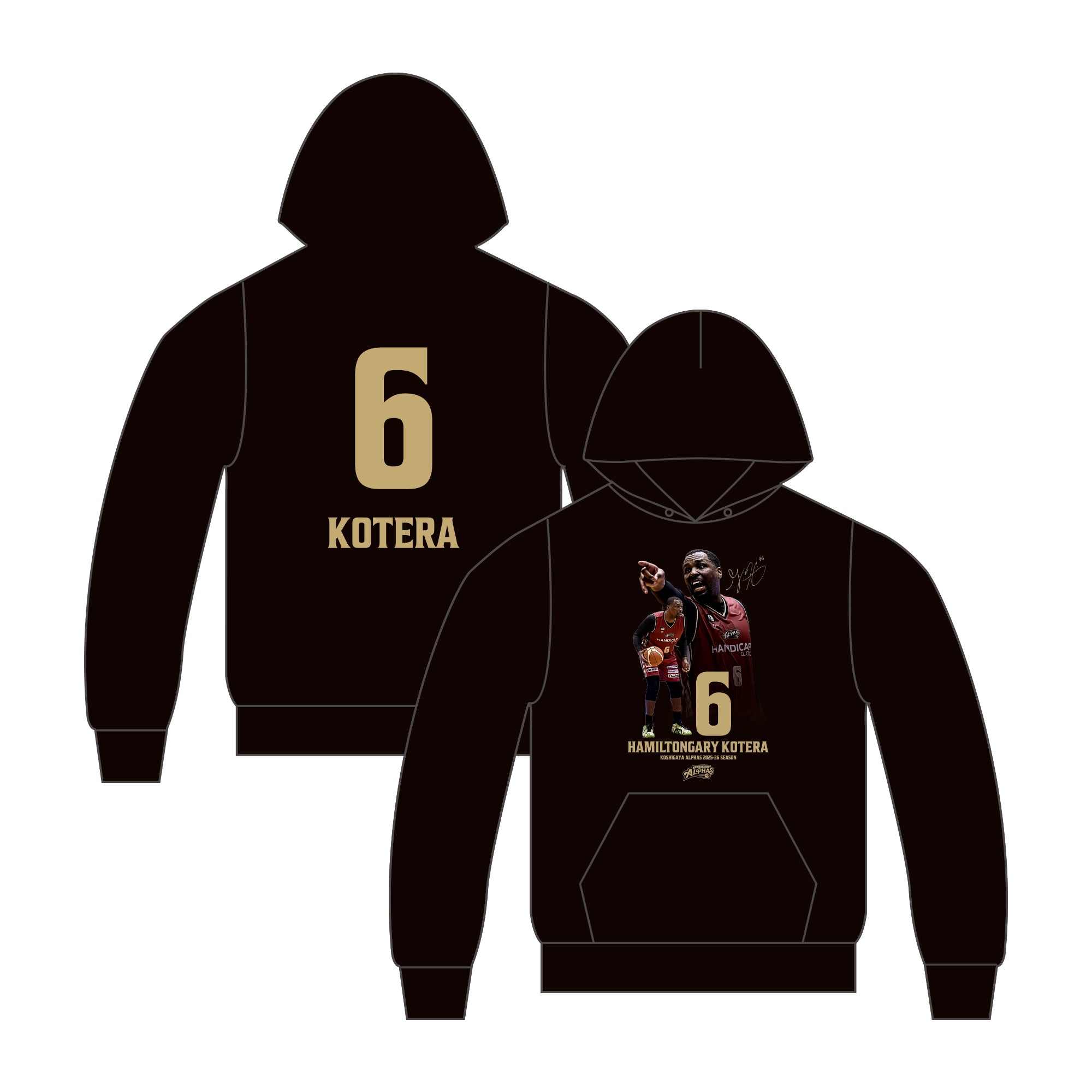 越谷アルファーズ オーセン 松山 駿 ショルダーバッグ　ジップパーカー タオル 越谷アルファーズ オフィシャルグッズオンラインショップ