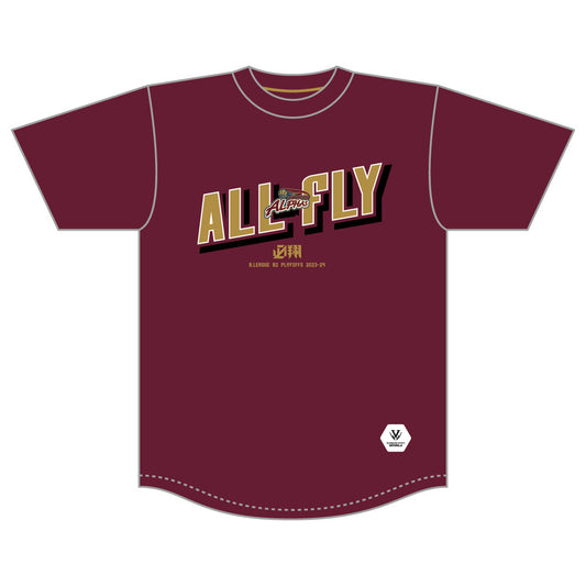 2023-24SEASONプレーオフスローガン 「ALL FLY -必翔-」Tシャツ